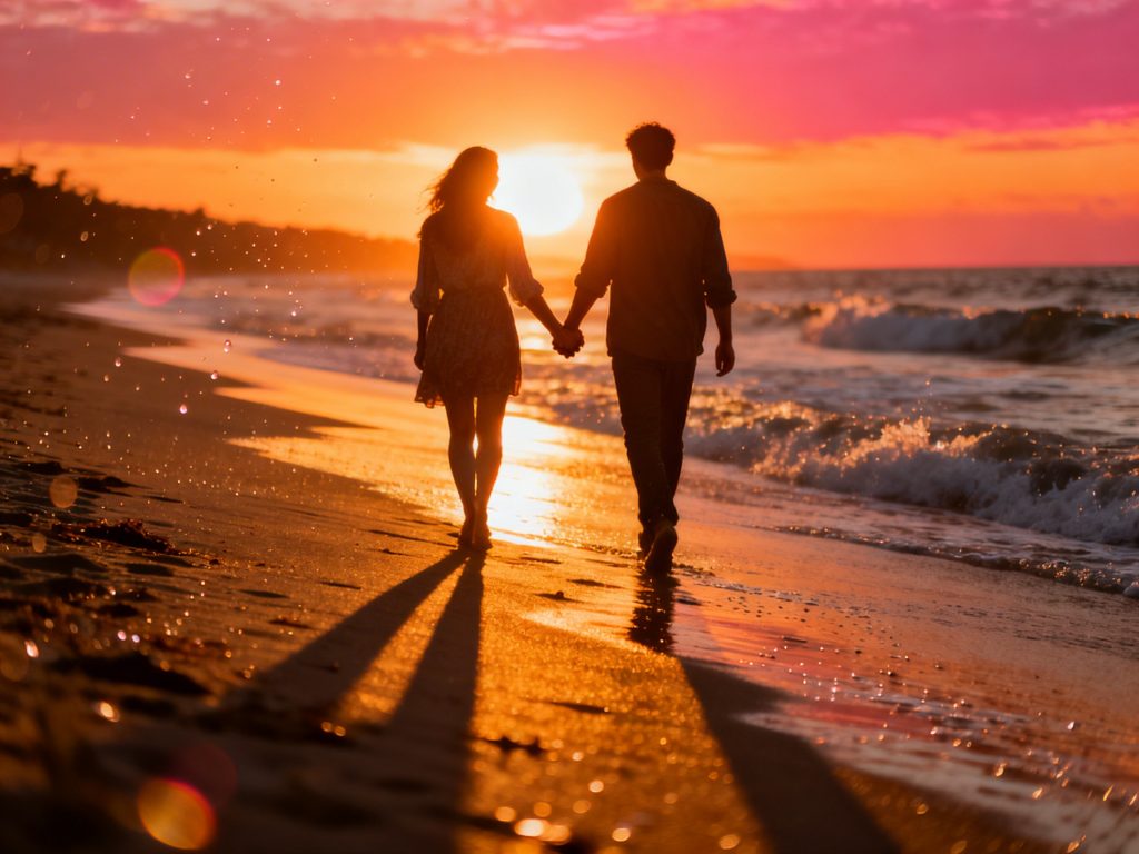 A segurança do preservativo feminino fortalecendo a conexão e a libido no casal.