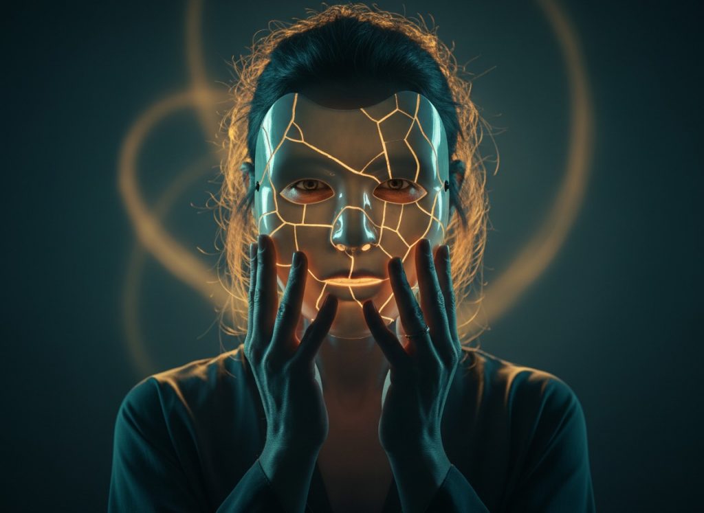 Mulher superando a síndrome do impostor para recuperar a autoestima e a libido.