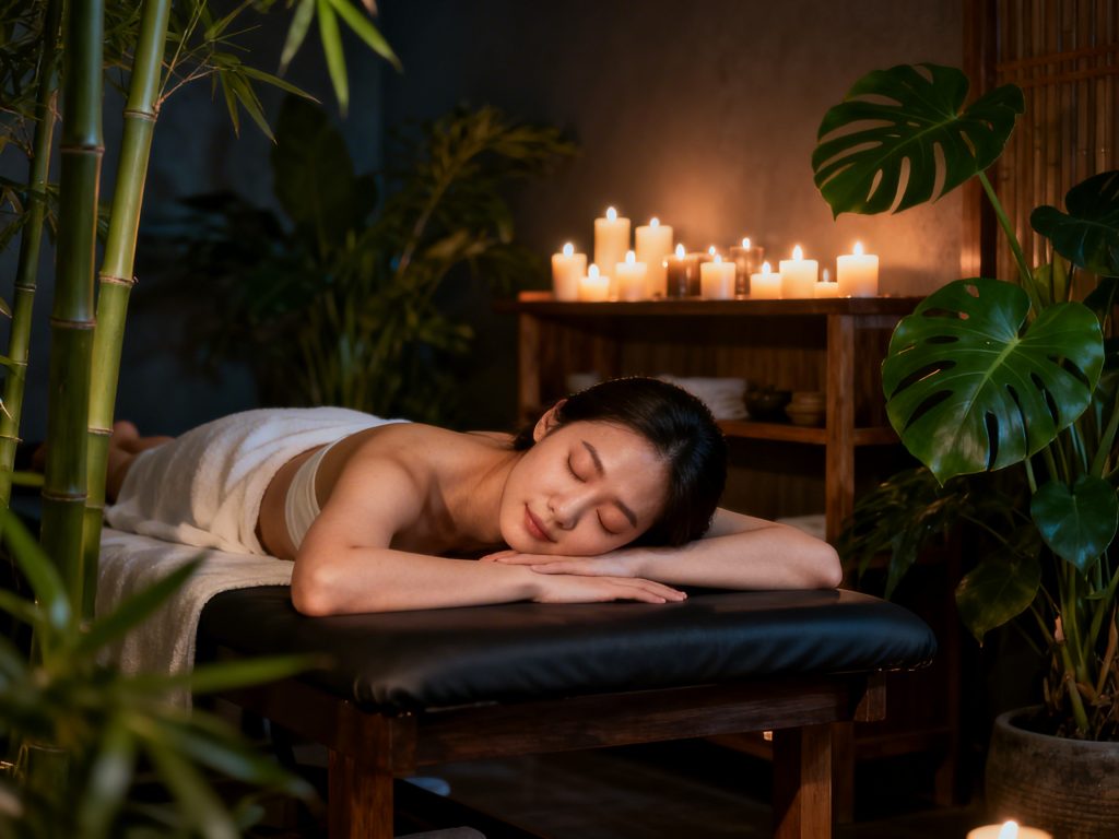 Prática de foco sensorial e relaxamento para reduzir o estresse e aumentar a libido.