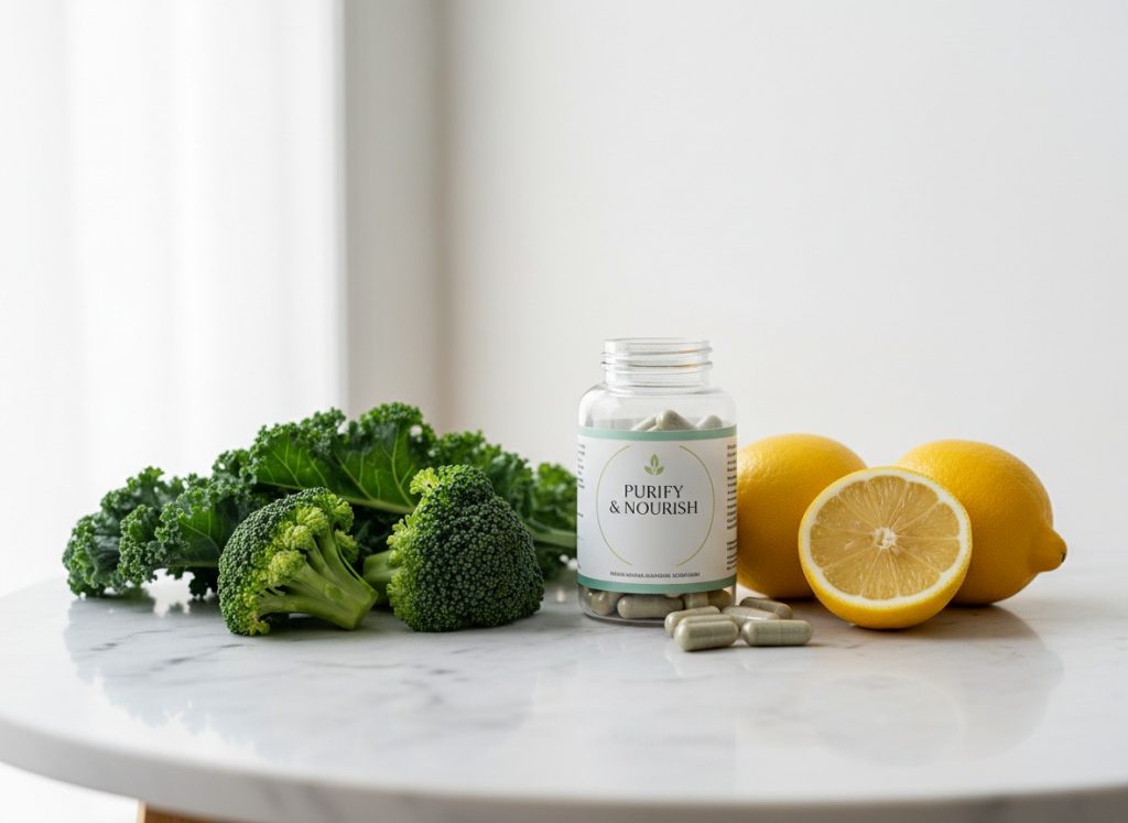 Alimentos e suplementos que auxiliam o fígado a regular hormônios e melhorar a libido após o uso de anticoncepcionais.