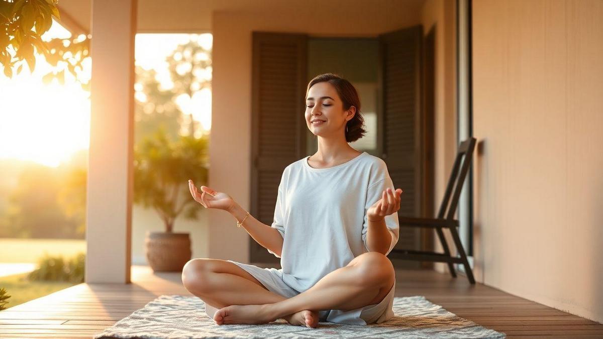 Mindfulness e meditação guiada para ansiedade na sua manhã