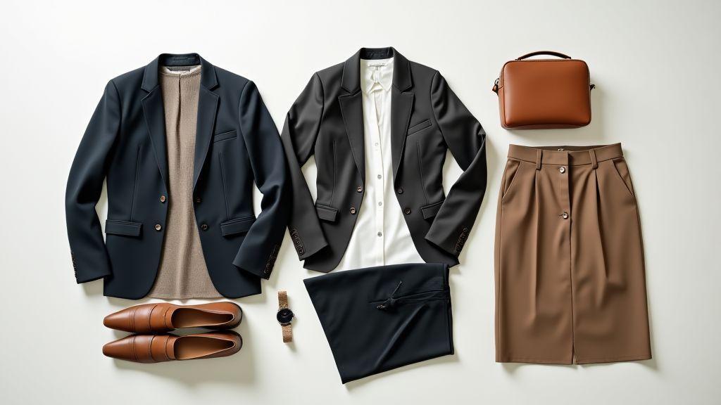 Combinações rápidas para escritório: montar looks em minutos