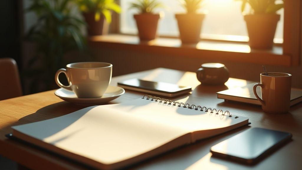 Planeje seu ritual semanal em minutos