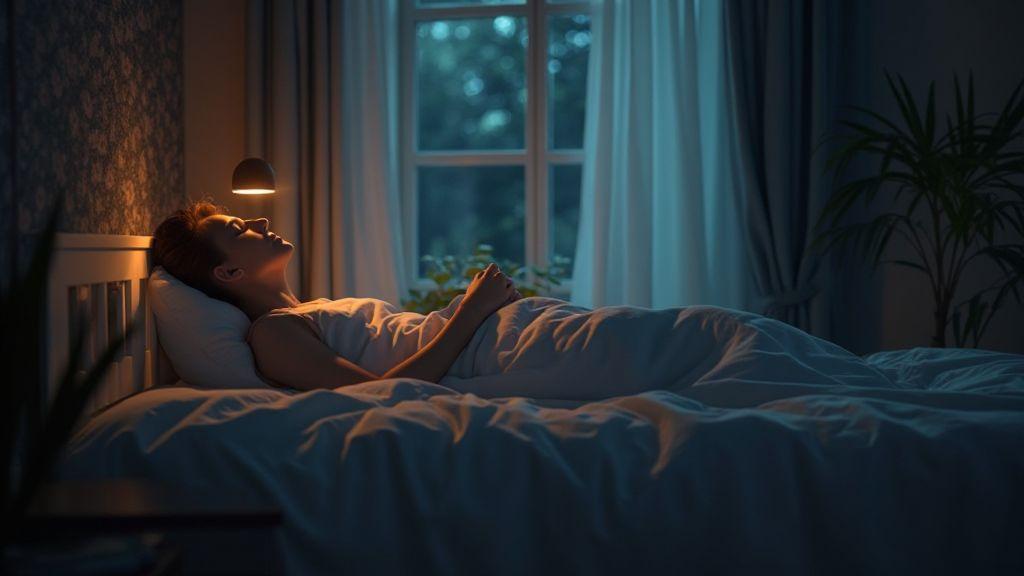 Rotina de respiração de 5 minutos para dormir e acalmar a mente à noite Rotina de respiração de 5 minutos para dormir e acalmar a mente à noite